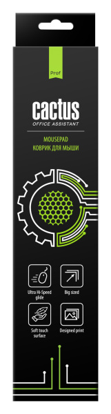 Коврик для мыши Cactus Fire Dragon XXL, рисунок, 900x400x3мм (арт. CS-MP-PRO07XXL)