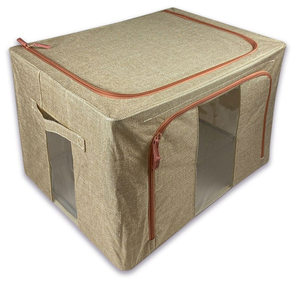 Кофр ГЕЛЕОС Оксфорд (бежевый, 50х40х33) (арт. К66-БЖ)