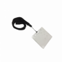 Держатель для бейджа / пропуска Office Kit 90х60 с черной лентой 50 шт (арт. F3-11)