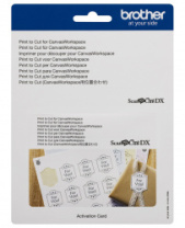 Код активации Brother Print to Cut для Canvas Workspace (арт. CADXPRNTCUT1)