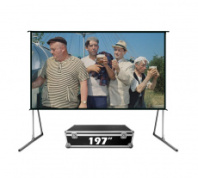 Экран для проектора Sakura Printing S'OK Fast Folder, прямая проекция, 197″, 4:3 (арт. SCPSFF-400x300FR)