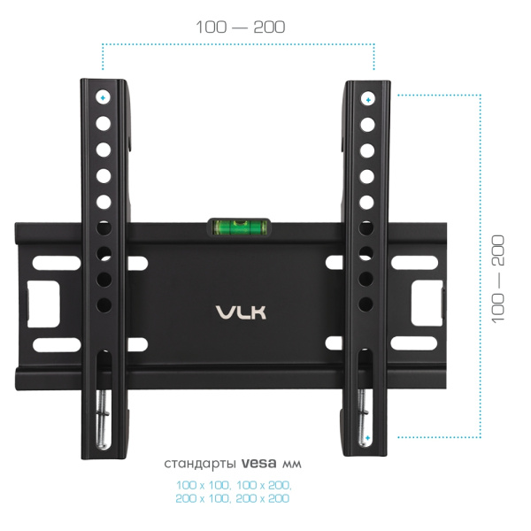 Кронштейн VLK TRENTO-37 чёрный для TV 15-48″ (арт. 51042)