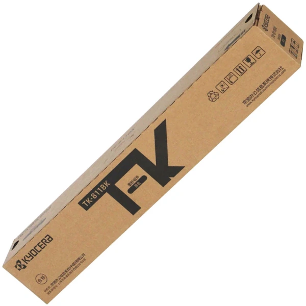 Оригинальный тонер-картридж Kyocera TK-8118K (чёрный, 12000 стр.) (арт. 1T02P30CN0)