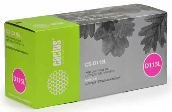 Картридж Cactus черный (3000стр.) для Samsung (арт. CS-D115L)