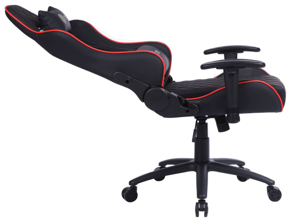 Игровое кресло Cactus черный/красный с подголовником (арт. CS-CHR-030BLR)