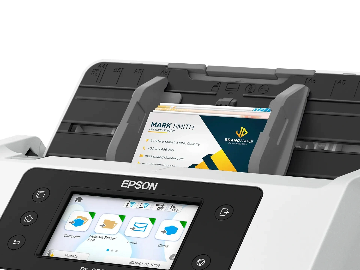 Протяжный сканер Epson WorkForce DS-800WN (арт. B11B275402)
