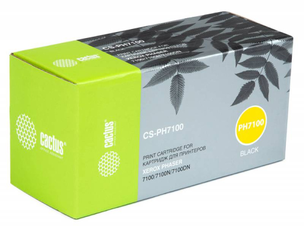 Картридж Cactus Тонер Картридж CS-PH7100 106R02612 черный для Xerox (5000стр.) (арт. CS-PH7100)