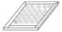 Коврик дезинфекционный серии Премиум LAMSYSTEMS ZILBER, 50×80×3 см. Ткань: LS-MT 750 (арт. ДЗ.П.50*80*3)