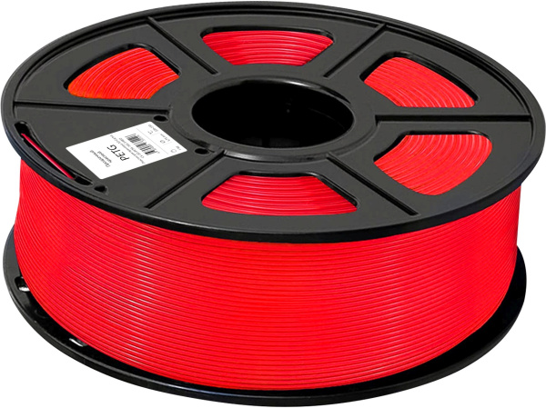Пластик для принтера Cactus (PETG, d1.75мм, 1кг) (арт. CS-3D-PETG-1KG-T-RED)