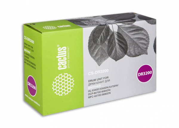 Фотобарабан Cactus черный ч/б:25000стр. для Brother (арт. CS-DR3200)