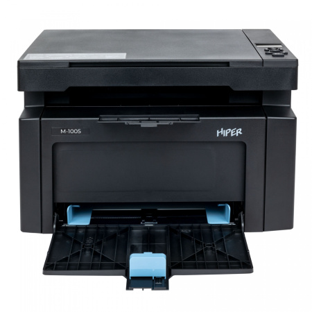 МФУ лазерное черно-белое HIPER M-1005NW Black (3-1), A4, LCD, USB, Bluetooth, RJ-45, Wi-Fi (арт. M-1005NW (BL))