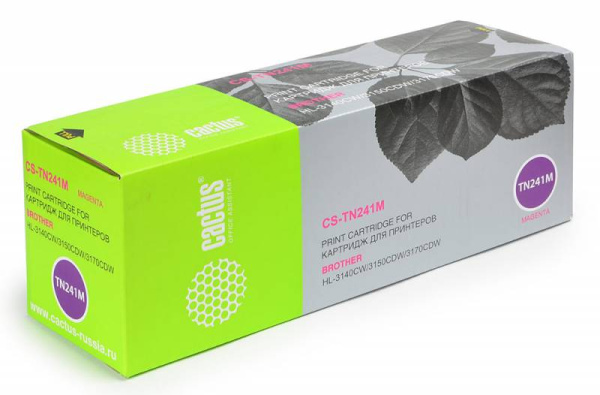 Картридж Cactus пурпурный (1400стр.) для Brother (арт. CS-TN241M)
