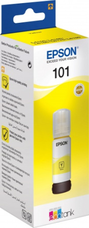 Оригинальные чернила Epson 101 EcoTank Yellow ink bottle (арт. C13T03V44A)