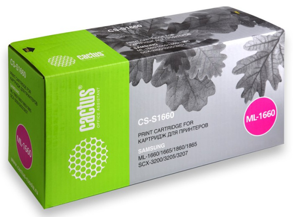 Картридж Cactus D104S черный (1500стр.) для Samsung (арт. CS-S1660S)