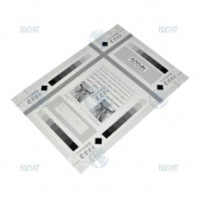 Тестовая таблица Булат ч / б A4 пластик KATUN (арт. PIZZ000000130)