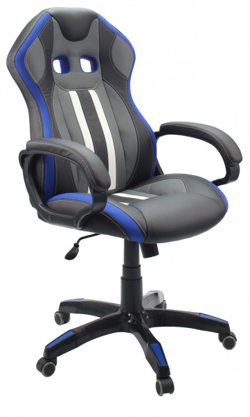 Кресло для геймеров ГЕЛЕОС Мустанг (синий) (арт. Муст_син)