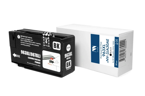 Струйный картридж NVP 963XL (NV-3JA30AE) Black для HP OfficeJetPro 9010/9020 (50 мл)