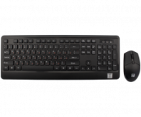 Комплект клавиатура и мышь TESLA беспроводной, 10 м (1000 dpi), черный (арт. MKB-PRO)