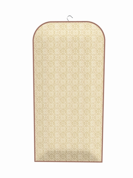 Чехол ГЕЛЕОС для хранения шуб, дубленок, пальто «Миндаль» / Бежевый, 140х60х12 см (арт. МНД_10)