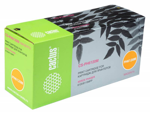 Картридж Cactus Тонер Картридж CS-PH6120M 113R00691 пурпурный для Xerox (1500стр.) (арт. CS-PH6120M)