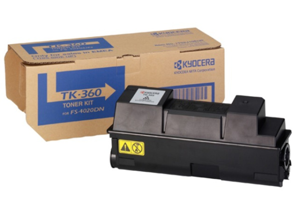 Оригинальный тонер-картридж Kyocera TK-360 (чёрный, 20000 стр.) (арт. 1T02J20EUC)