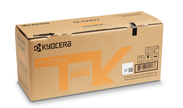 Оригинальный тонер-картридж Kyocera TK-5280Y (жёлтый, 11000 стр.) (арт. 1T02TWANL0)