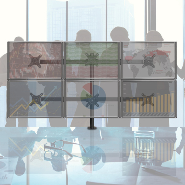 Кронштейн VLK TRENTO-96 чёрный для мониторов 15-34″ (арт. 51048)