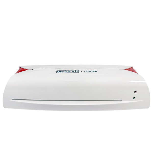 Ламинатор Office Kit L2308R, А4, 2 вала, 75-125 мкм, пластик, белый/красный (арт. L2308R)