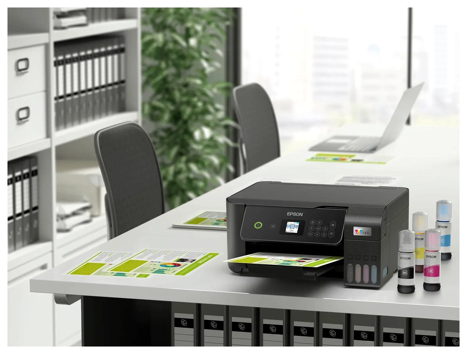 МФУ струйное цветное Epson EcoTank L3260 (66511) (арт. C11CJ66511)