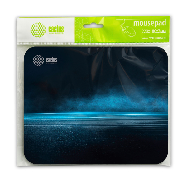 Коврик для мыши Cactus микро, черный, 220x180x2мм (арт. CS-MP-P03XS)