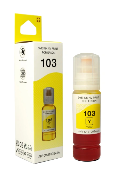 Чернила NVP 103 (NV-C13T00S44A) для Epson L1110, L3100 (70 мл) Yellow (в коробке)