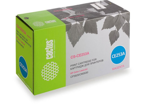 Картридж Cactus пурпурный (7000стр.) для HP (арт. CS-CE253AR)
