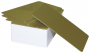 Пластиковая карта CIM глянцевая, золотистого цвета, размер 86 х 54 мм, толщина 0,50 мм (арт. 12491)