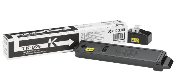 Оригинальный тонер-картридж Kyocera TK-895K (чёрный, 12000 стр.) (арт. 1T02K00NL0)
