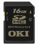 Карта памяти SD 16ГБ OKI для принтера С610/С711/C530dn/B840 (арт. 01272701)