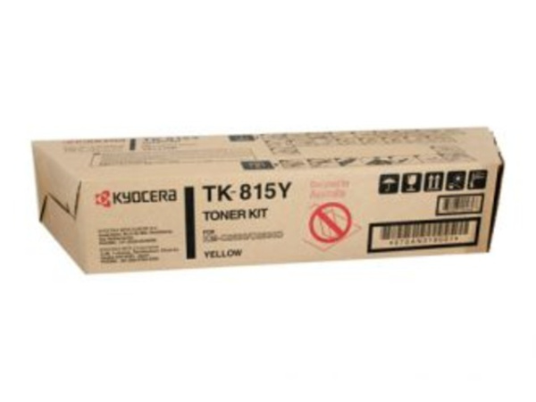 Оригинальный тонер-картридж Kyocera TK-815Y (жёлтый, 20000 стр.) (арт. 370AN310)