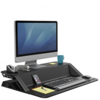 Платформа для работы сидя-стоя Fellowes Lotus Sit-Stand Workstation, черная (арт. FS-00079)