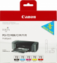 Набор картриджей Canon PGI-72 MBK/C/M/Y/R (многоцветный, 5 картриджей, 14 мл.) (арт. 6402B009)