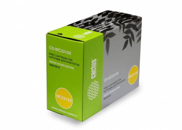 Картридж Cactus 106R02310 черный (5000стр.) для Xerox (арт. CS-WC3315X)