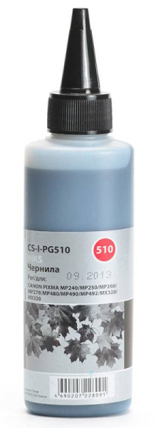 Чернила Cactus черный 100мл для Canon (арт. CS-I-PG510)