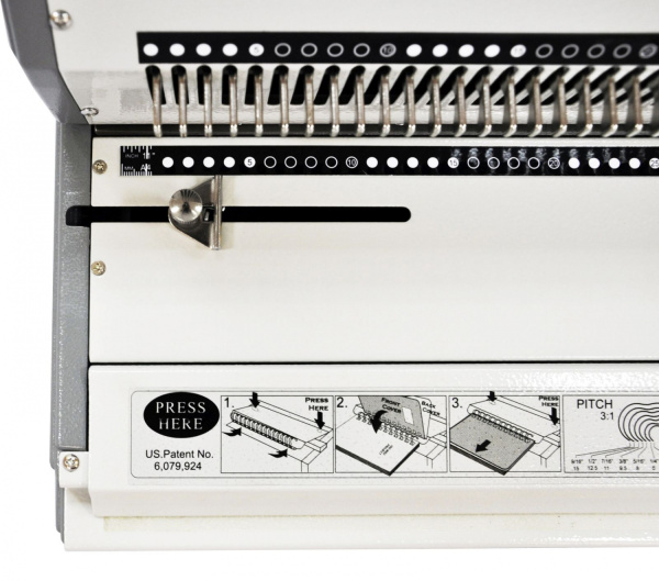 Переплетная машина Warrior 21150R, 3:1" (WireMac 31) (арт. 8780)