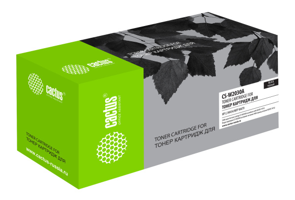 Картридж лазерный Cactus черный (2400 стр.) (арт. CS-W2030A)