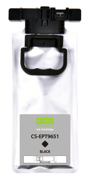 Струйный картридж Cactus черный (187 мл.) (арт. CS-EPT9651)