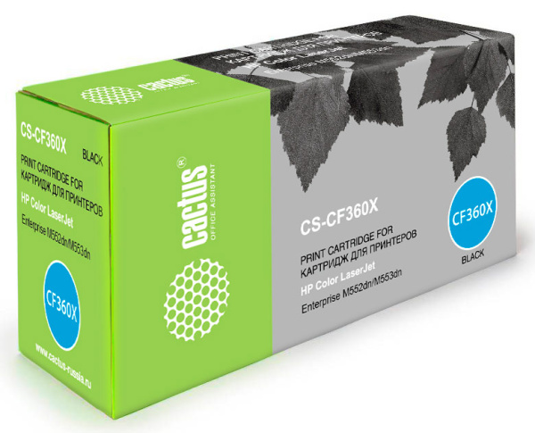 Картридж Cactus черный (12500стр.) для HP (арт. CS-CF360X)