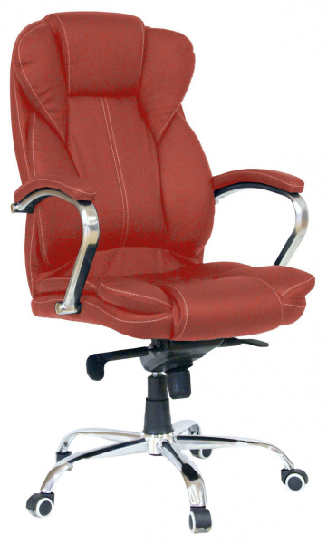 Кресло руководителя ГЕЛЕОС Монарх (гранатовый) (арт. Монарх_гранат)