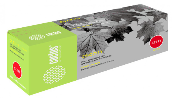 Картридж Cactus желтый (1800стр.) для Canon (арт. CS-C731Y)