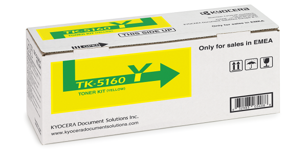 Оригинальный тонер-картридж Kyocera TK-5160Y (жёлтый, 12000 стр.) (арт. 1T02NTANL0)