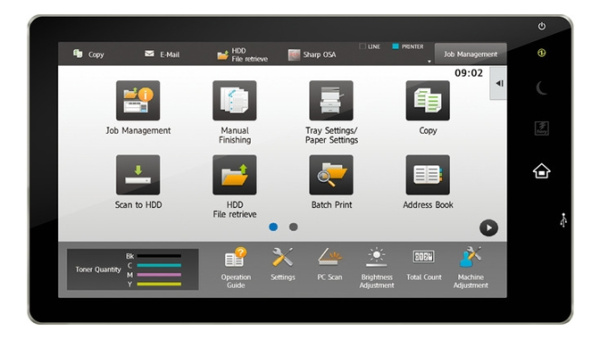 Лазерное цветное МФУ Sharp  (арт. MX8090NEE)