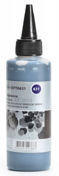 Чернила Cactus черный 100мл для Epson (арт. CS-I-EPT0631)