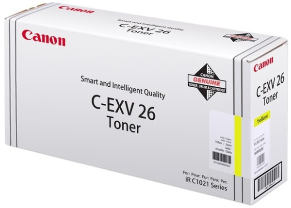 Картридж Canon CEXV-26 Yellow (арт. 1657B006)